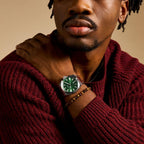 Fossil Men's Everett Three-Hand Date Brown Leather Watch and Bracelet Set