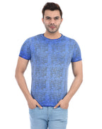 Pepe Jeans MenS Printed Slim Fit T-Shirt (Pm506606_Royal Blue_Medium M)