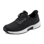 Orthofeet Women's Orthopedic Black Knit Kita Hands-Free Sneakers, Size 9.5 Wide