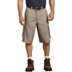 Dickies Men's 13 Inch Loose Fit Twill Cargo Short, Desert Sand, 42