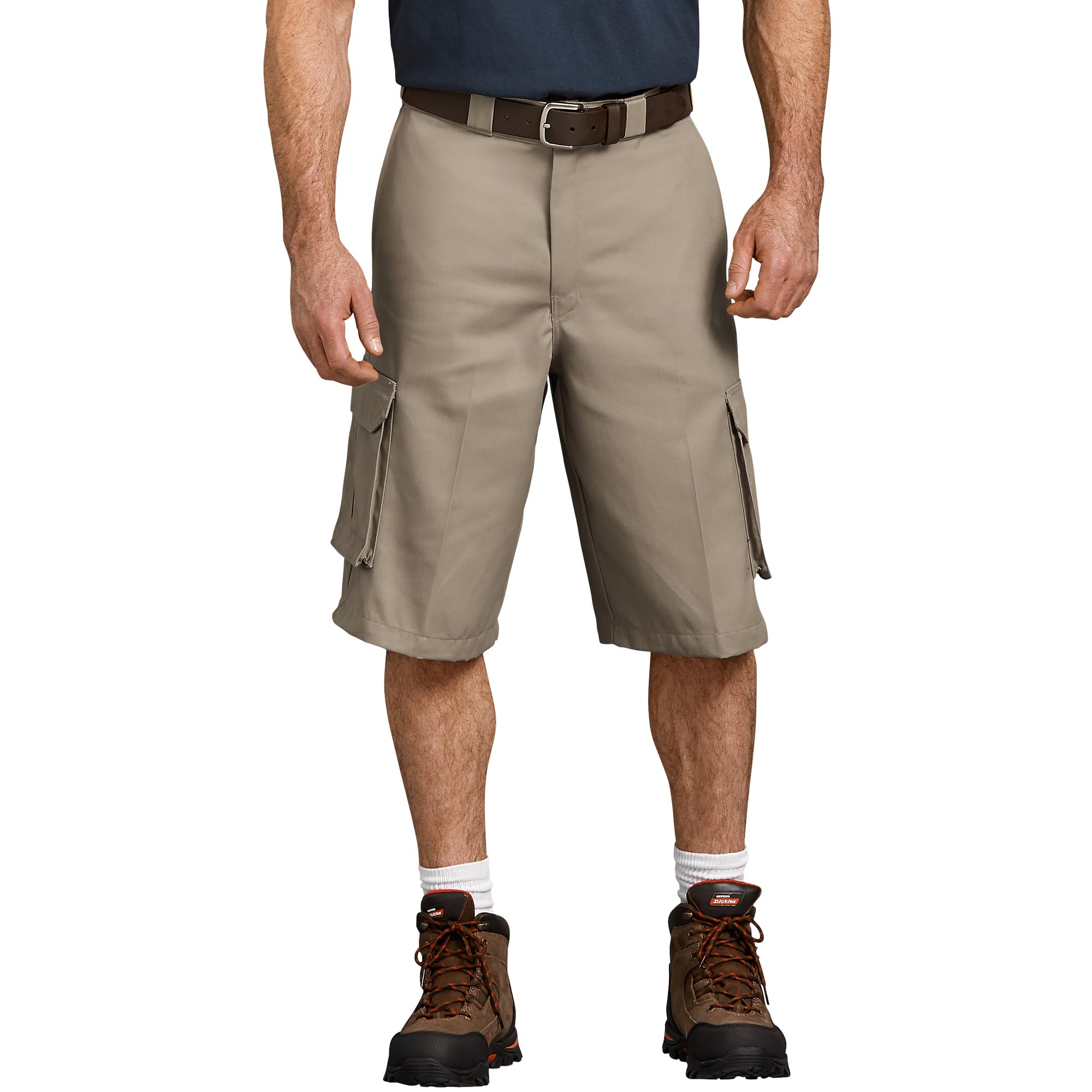 Dickies Men's 13 Inch Loose Fit Twill Cargo Short, Desert Sand, 42