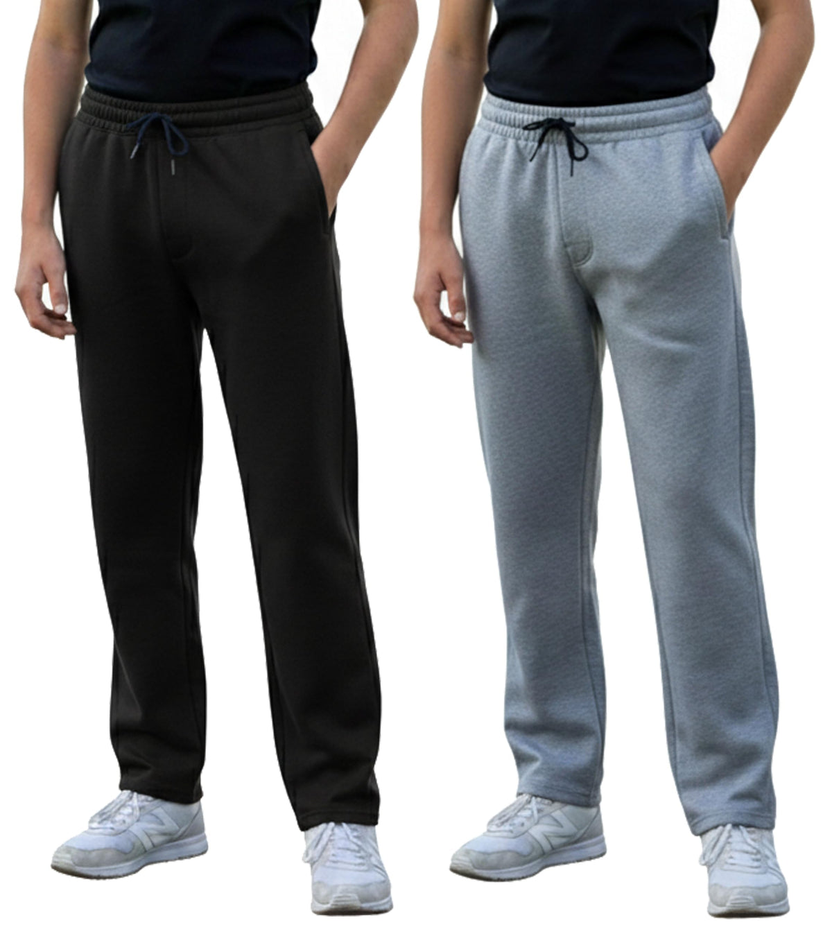 BoyS Cotton Pants, Trackpants And Loose Fit Baggy Pant Comfortable Casual Joggers For Kids With Both Side Pockets Combo (Pack O 13-14