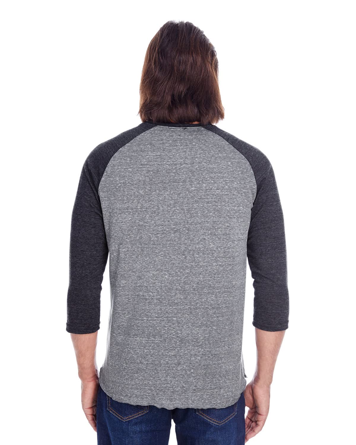 Unisex Triblend 34-Sleeve Raglan - cRM cRD BLK TRB - 3XL(D0102H7KcWP)