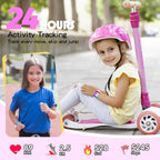 YOUSOKU Kids Smart Watch Girls Boys, Fitness Tracker for Kids,1.5 inch and DIY Dials,19 Sport Modes, Sleep Monitor, Pedometers,