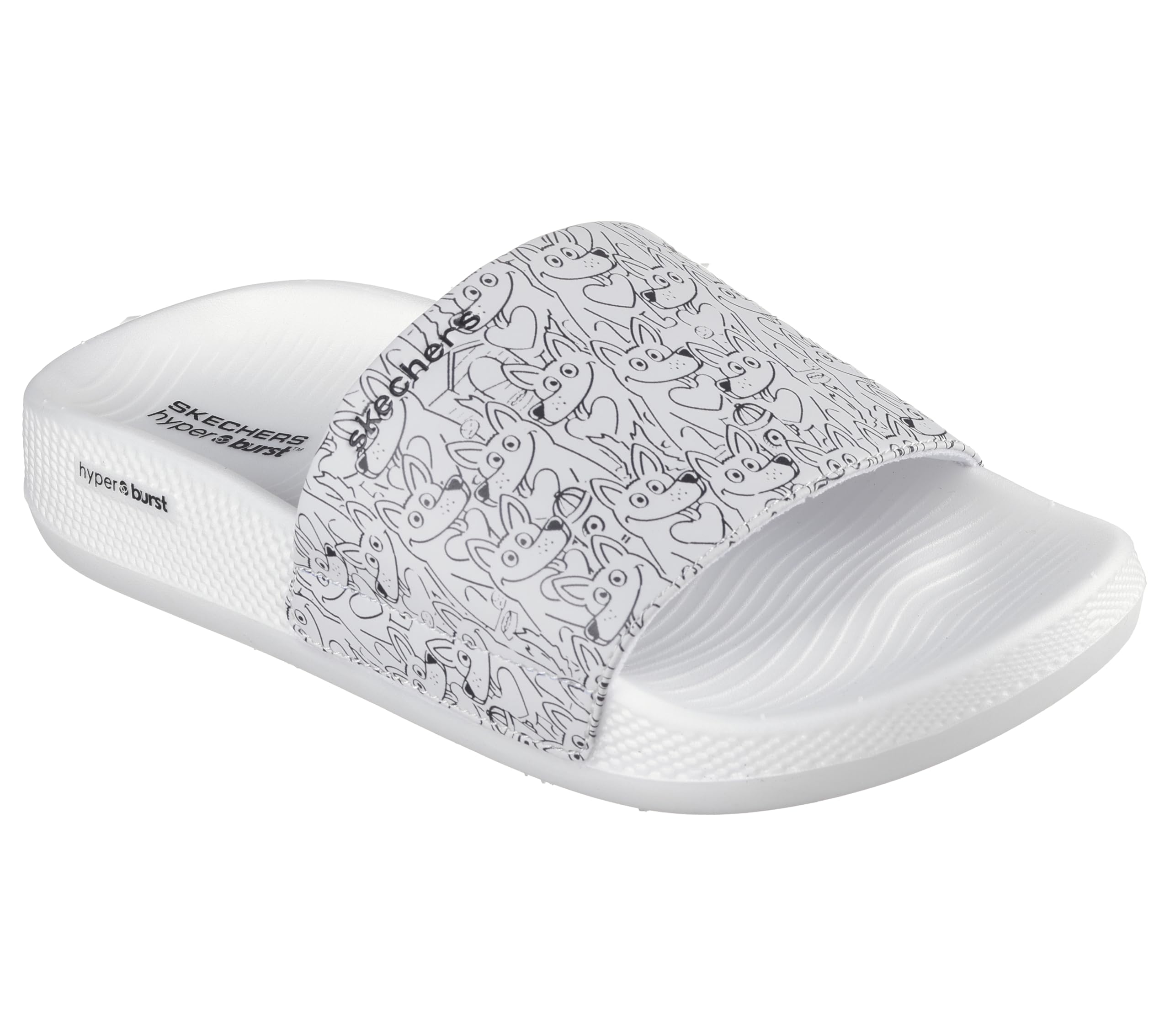 Skechers Women Hyper Slide Puppy Love Sports Sandals & Floaters