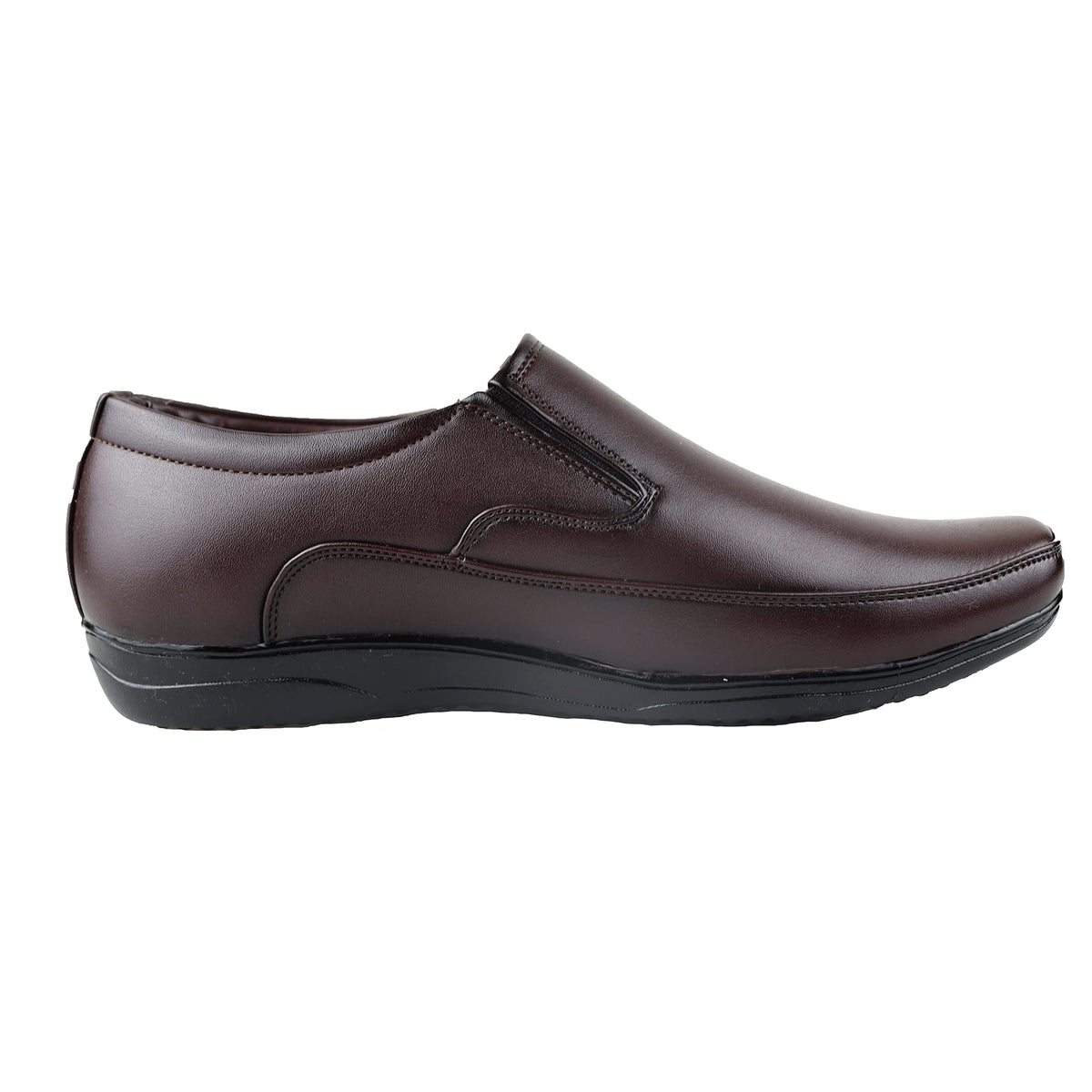 HIKBI Synthetic Leather Formal Shoes moaccasion for MenBrown_UK_9 9