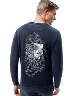 Bewakoof Official Marvel Merchandise MenS Graphic Printed Regular Fit Sweatshirt_624912_Black_S
