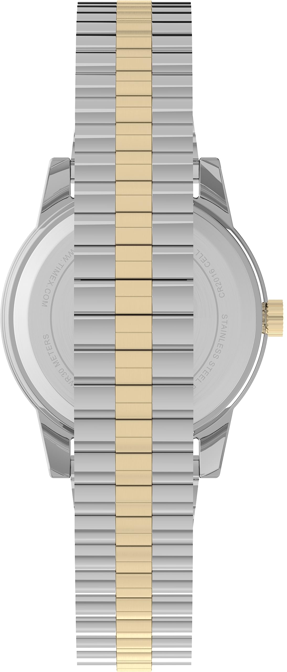 Timex Women's T2M828 Essex Avenue Two-Tone Stainless Steel Expansion Band Watch
