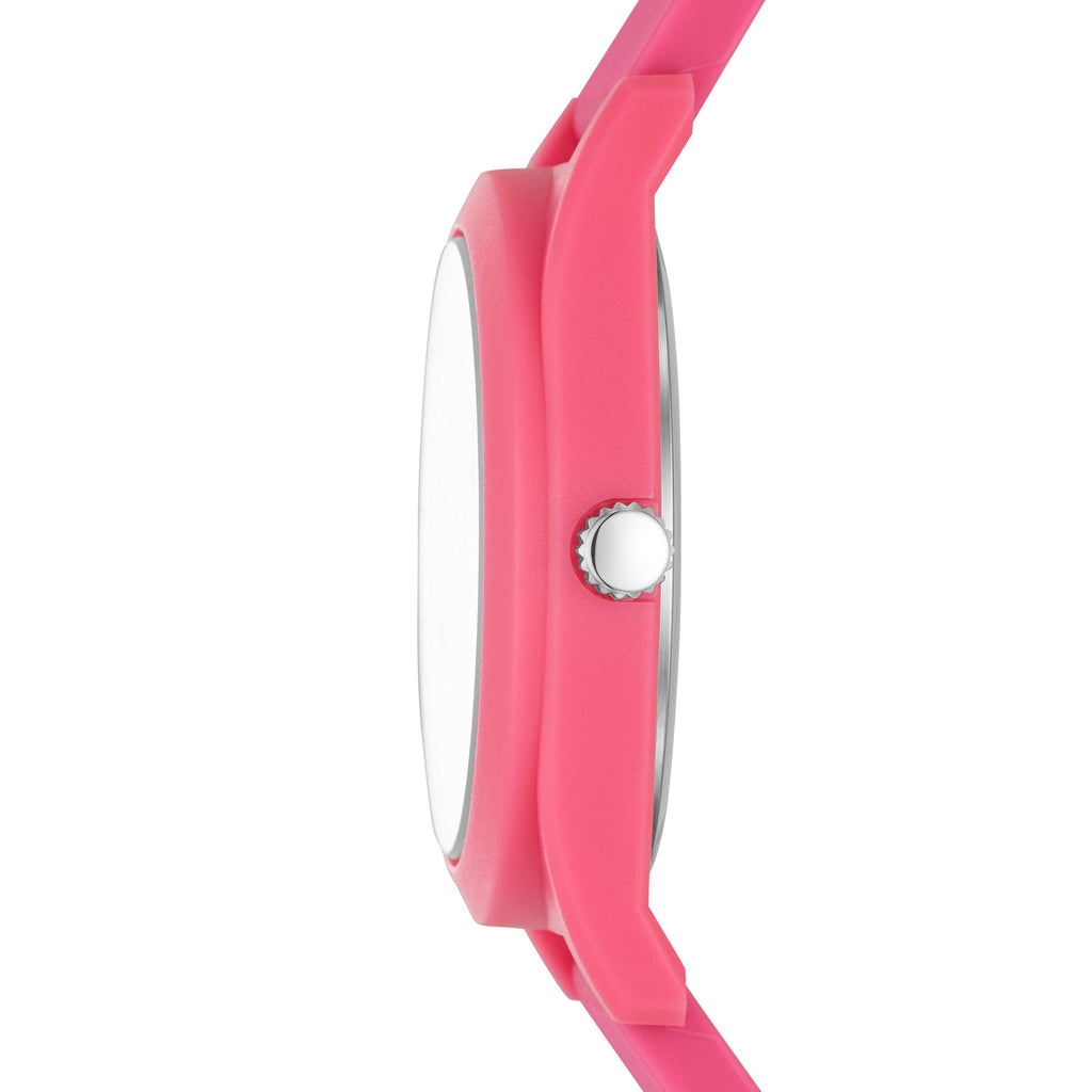 Skechers Women's Ocean Gate Quartz Three-Hand Watch, Color: Bright Pink (Model: SR6180)