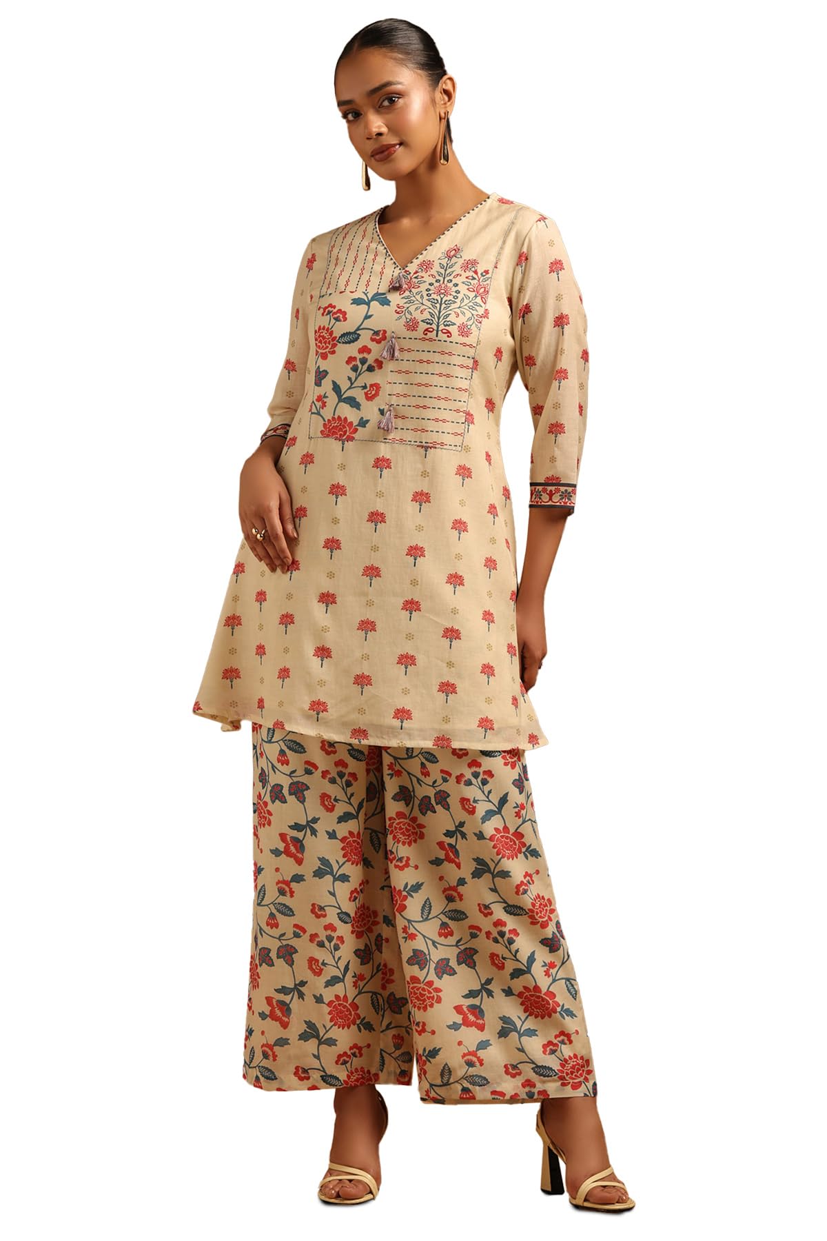 Soch Women Chanderi Tassels Palazzo