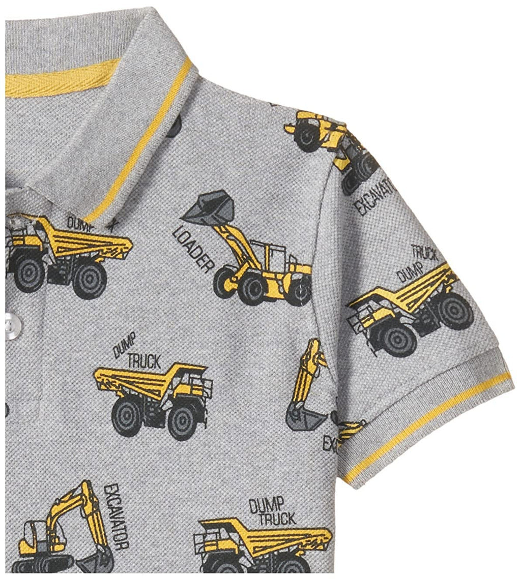 T2F Boys Cotton Regular Fit T-Shirt Grey