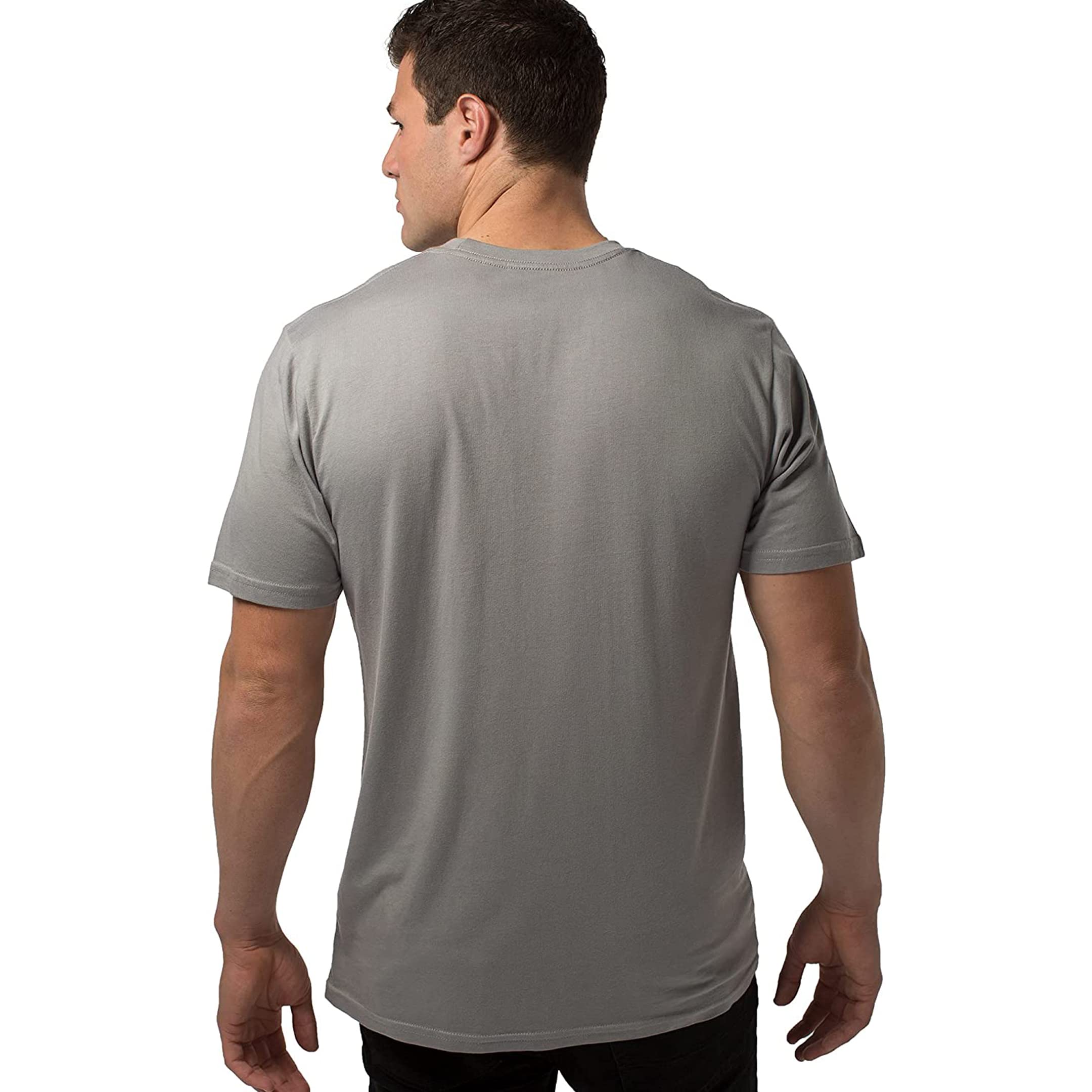 Bamboo Comfort Crew Tee - Gray by Cariloha for Men - 1 Pc T-Shirt (S)