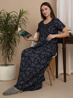 Sweet Dreams Women'S Rayon Blend Night Dress Maxi Ff-2609Gx