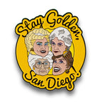 JUST FUNKY Golden Girls Collectibles | Exclusive Enamel Pin | Stay Golden San Diego