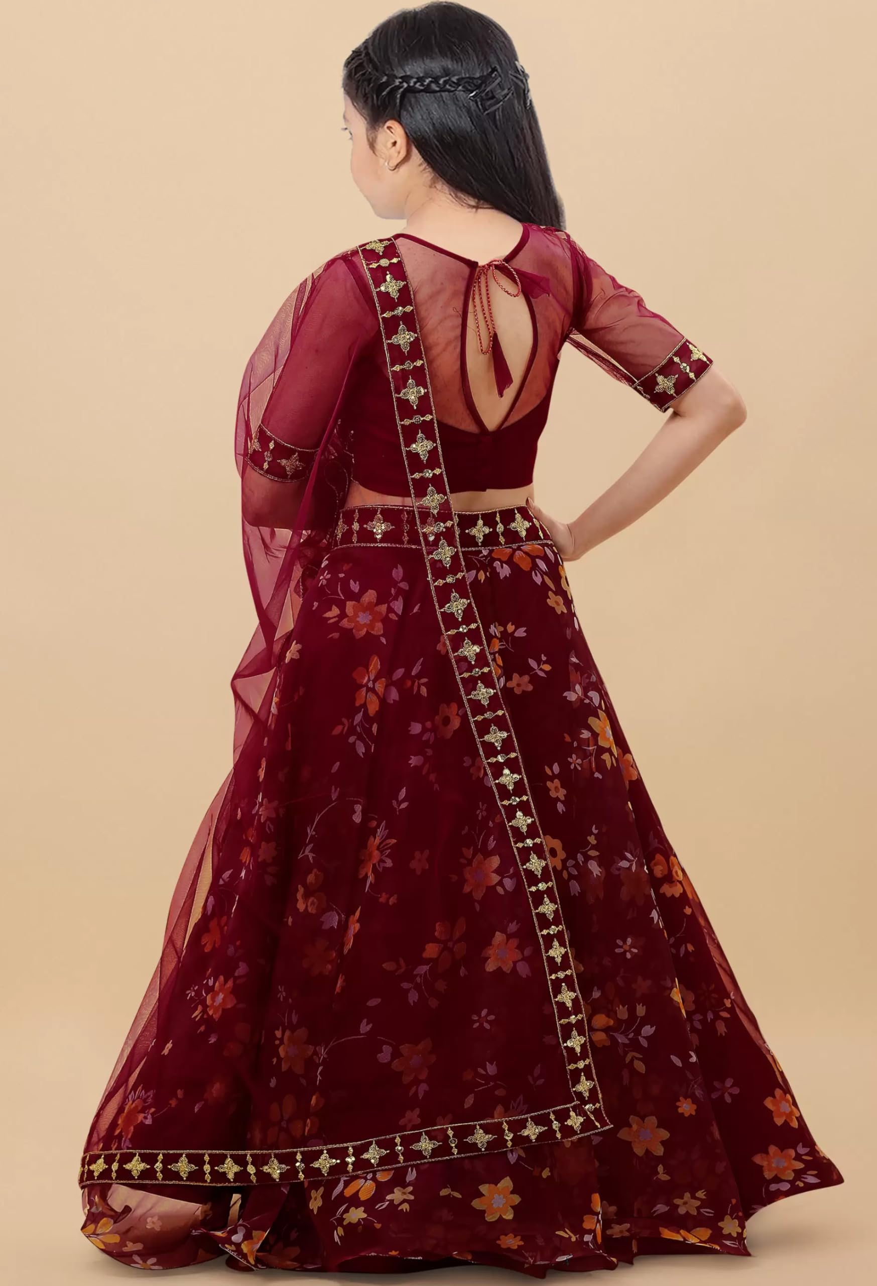 Suppar Sleave KidS Girl Designer Traditional Lehenga Choli Set