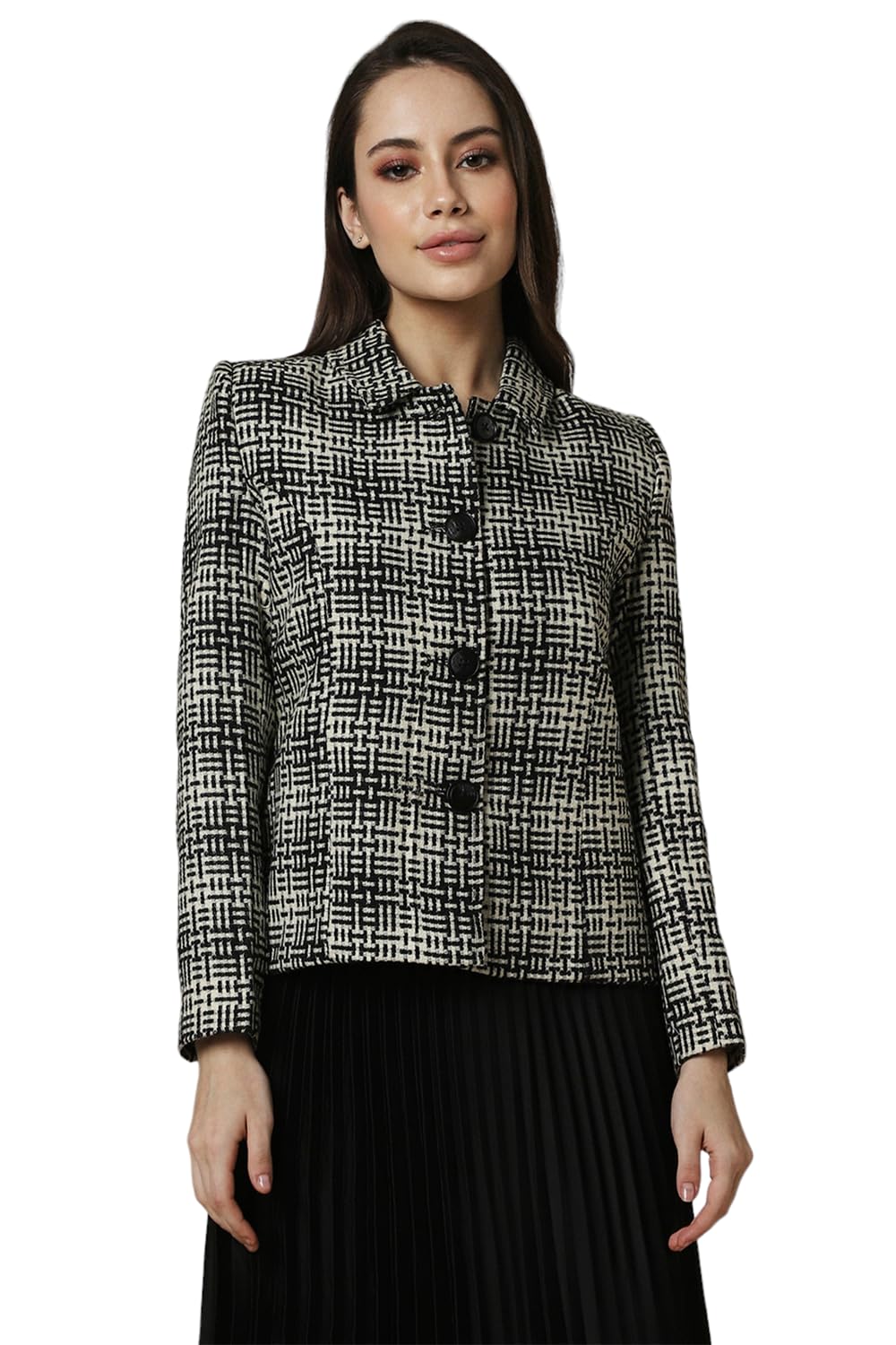 Allen Solly Women Printed Polyester Jacket