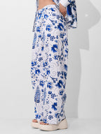The Souled Store Disney : Once Upon A Dream Women and Girls Straight Fit Polyester Comfortable Trendy Pants White