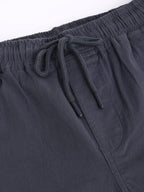 Dennis Lingo Solid Cotton Mens Casual Drawstring Joggers, Straight Fit, Mid Rise, Stretchable Ankle Length Athletic Track Pants