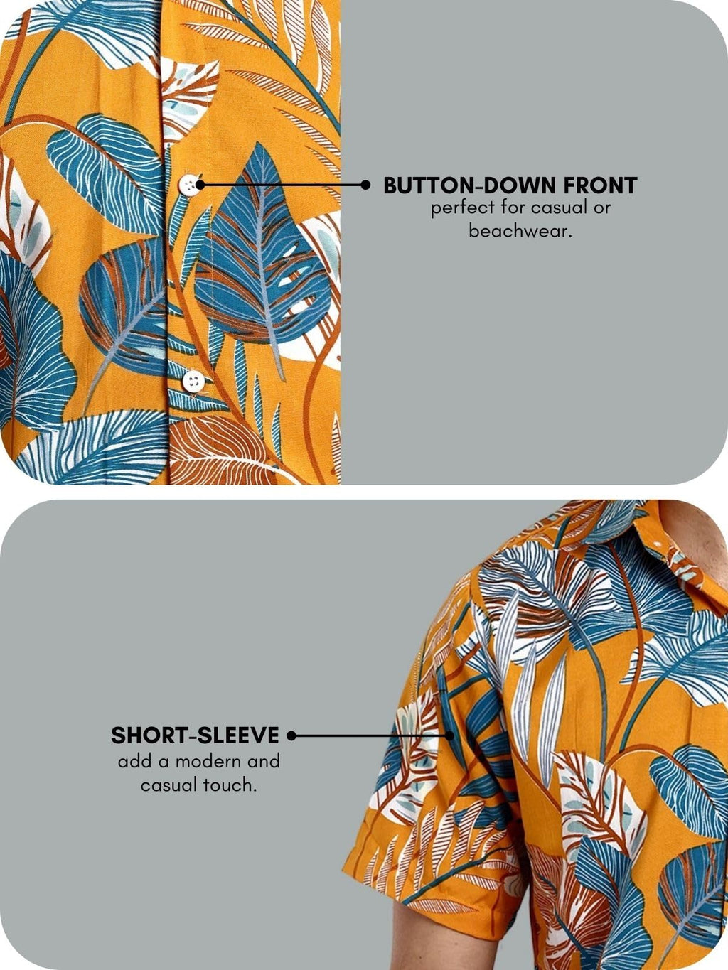 Leriya Fashion Shirts for Men || Soft Rayon Multi Printed Casual Shirts for Boys || Spread Collar || Short Sleeve || Summer Wear