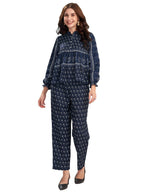 Selvia Co-ords Set for Women | Rayon Blend Top & Trouser Co-ords Set | Ethnic Co-ords Set for Women | Printed Two Piece Co-ord S