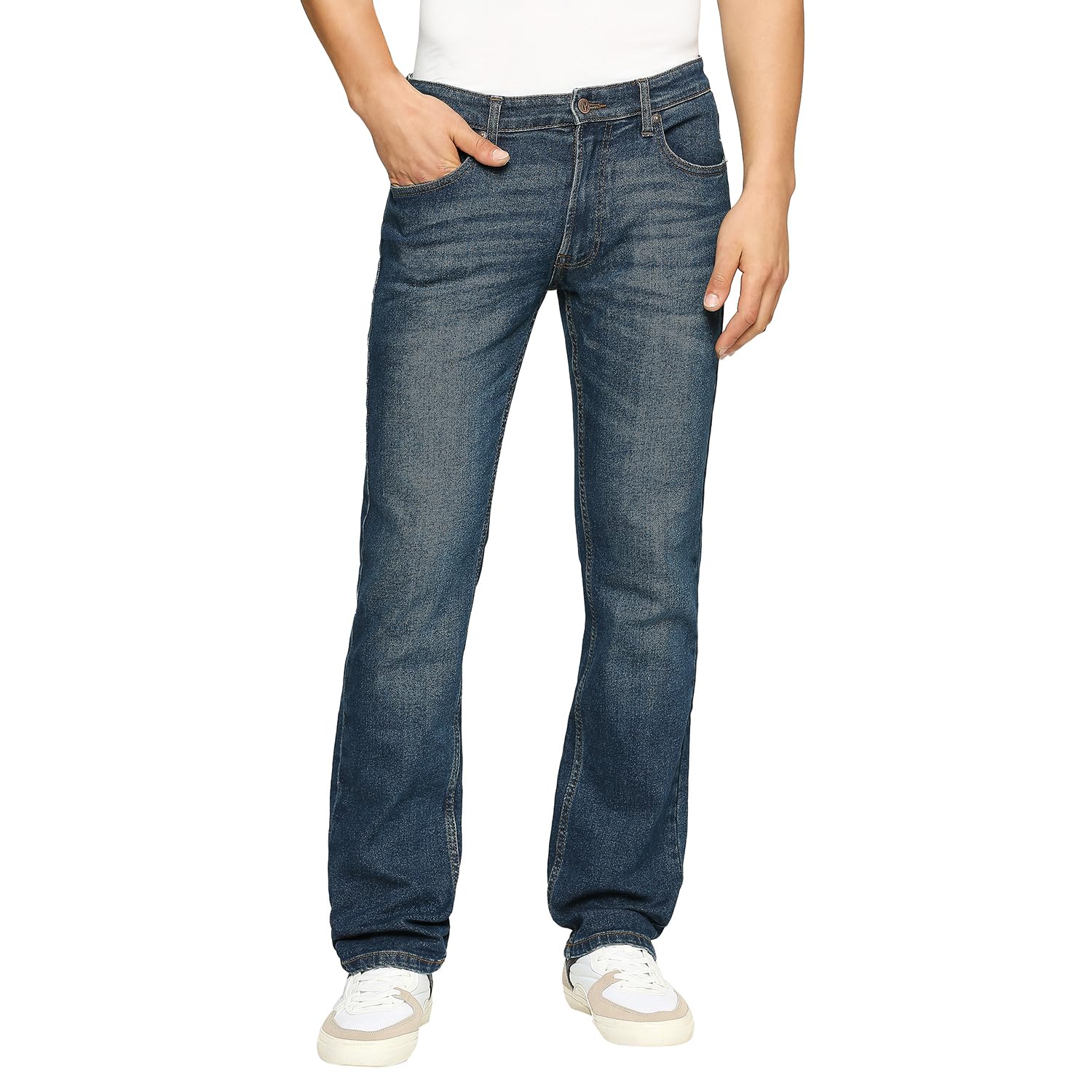 Pepe Jeans MenS Regular Jeans (Pm207461Q033_Dark Used_Mid Indigo Blue
