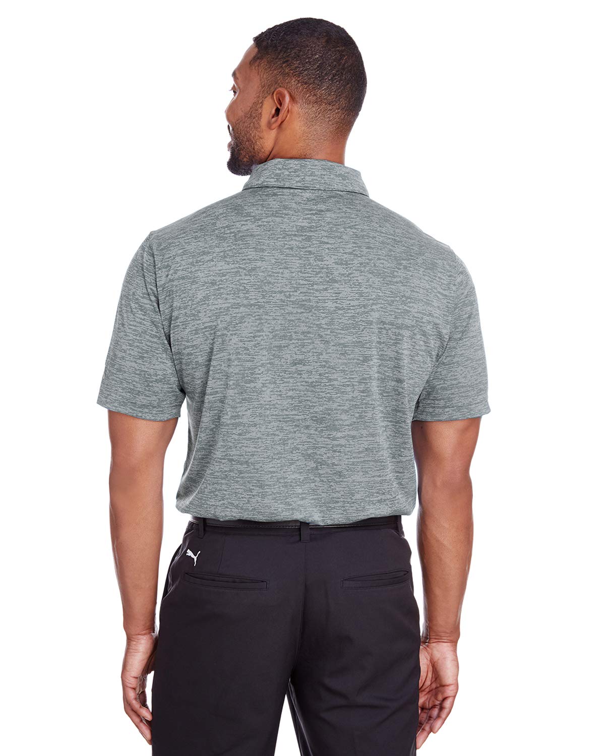 Mens Icon Heather Polo - PUMA BLAcK - M(D0102H7Y4WJ)
