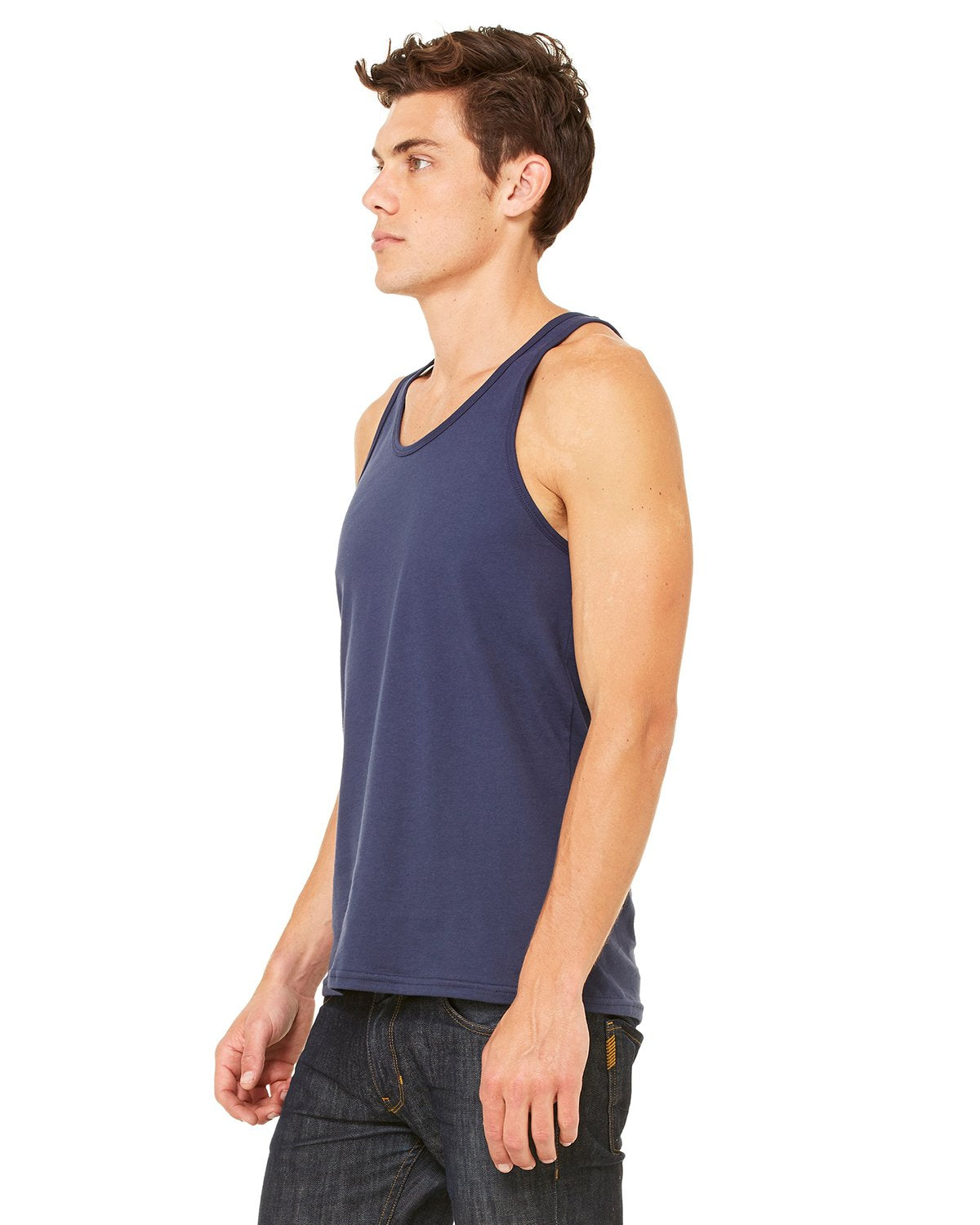 Unisex Jersey Tank - NEON BLUE - XS(D0102H7WAXJ)