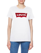 Levi's Women's Perfect Tee-Shirt, Core Housemark White, XX-Large