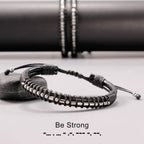 Inspirational Bracelets for Men Morse Code Bracelet Mens Gifts for Birthday Uplifting Jewelry for Boyfriend Christmas Gifts for