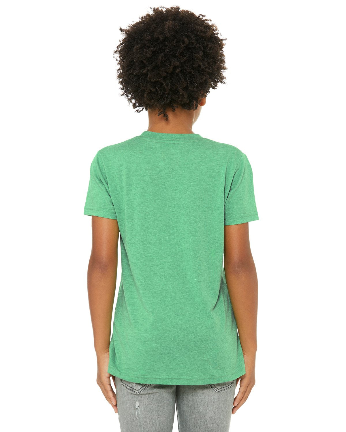 Youth Triblend Short-Sleeve T-Shirt - BLUE TRIBLEND - M(D0102H7W60P)