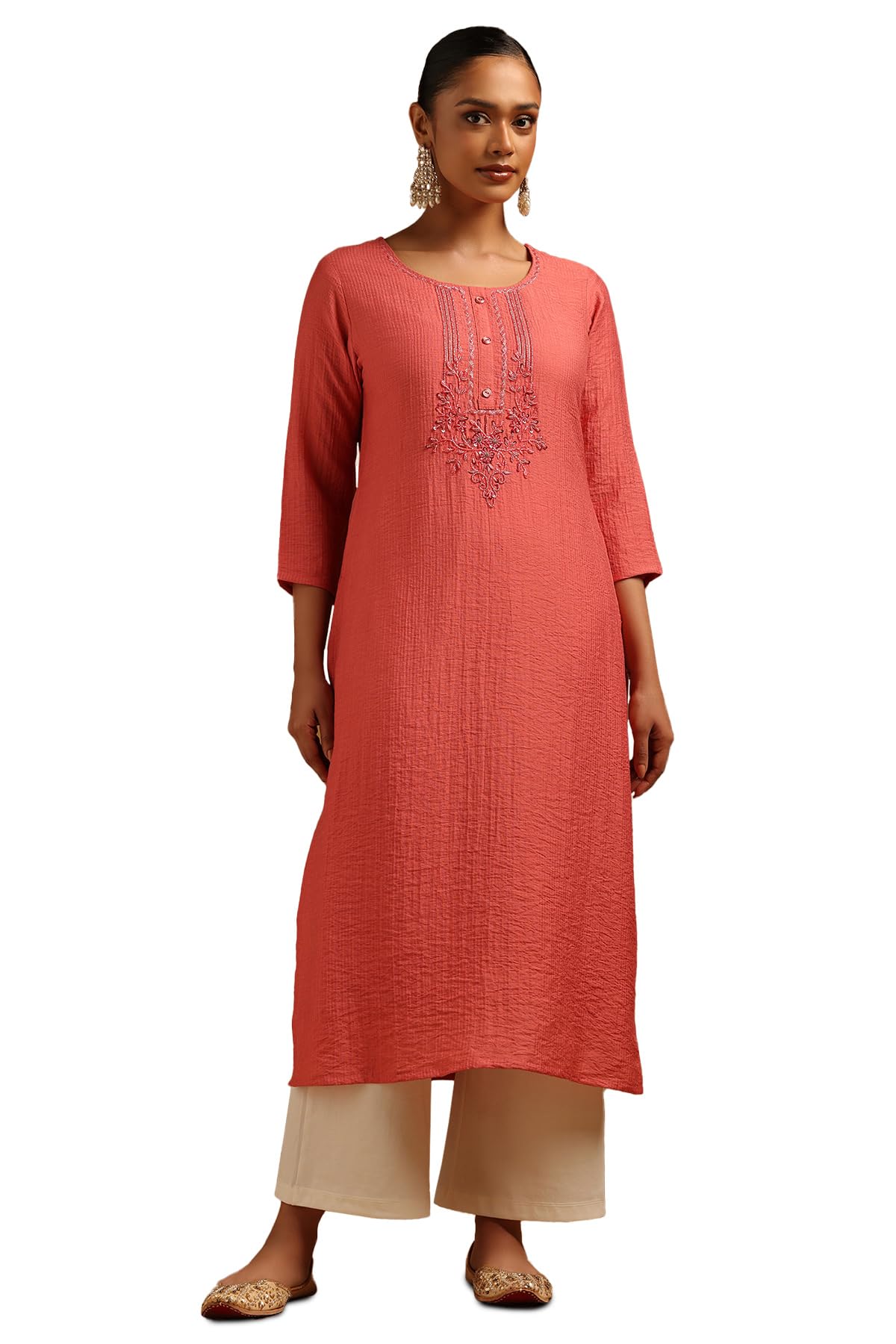 Soch Women Desert Storm Cutdana Embellished Kurta