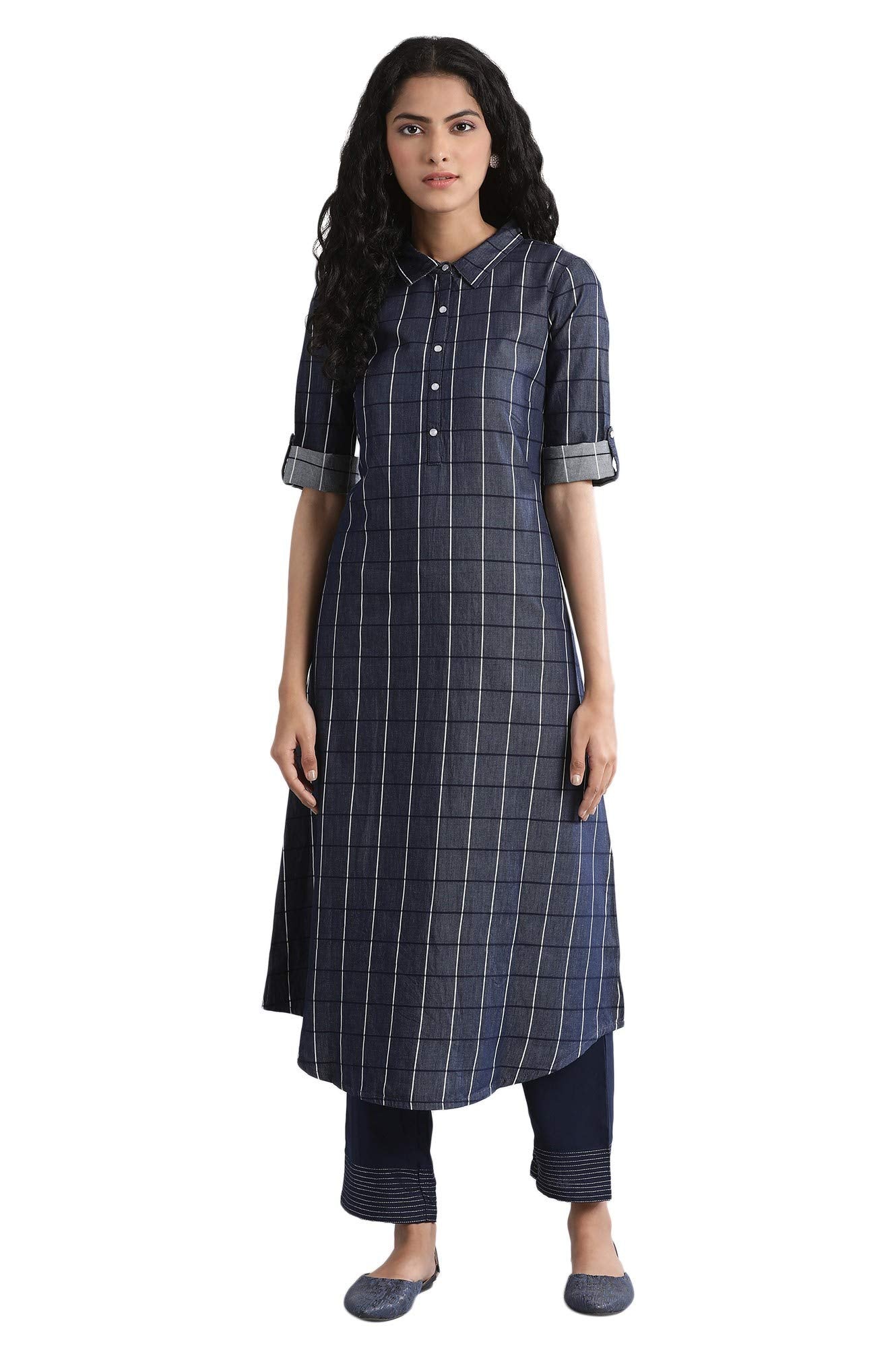 Aurelia WomenS Regular Dress (21Fea11785-701824_Blue S)