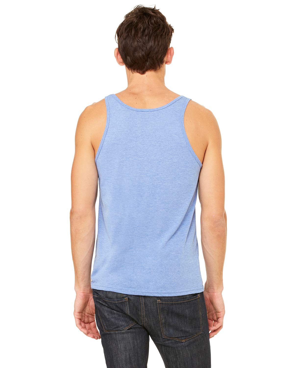 Unisex Jersey Tank - NEON BLUE - XS(D0102H7WAQJ)