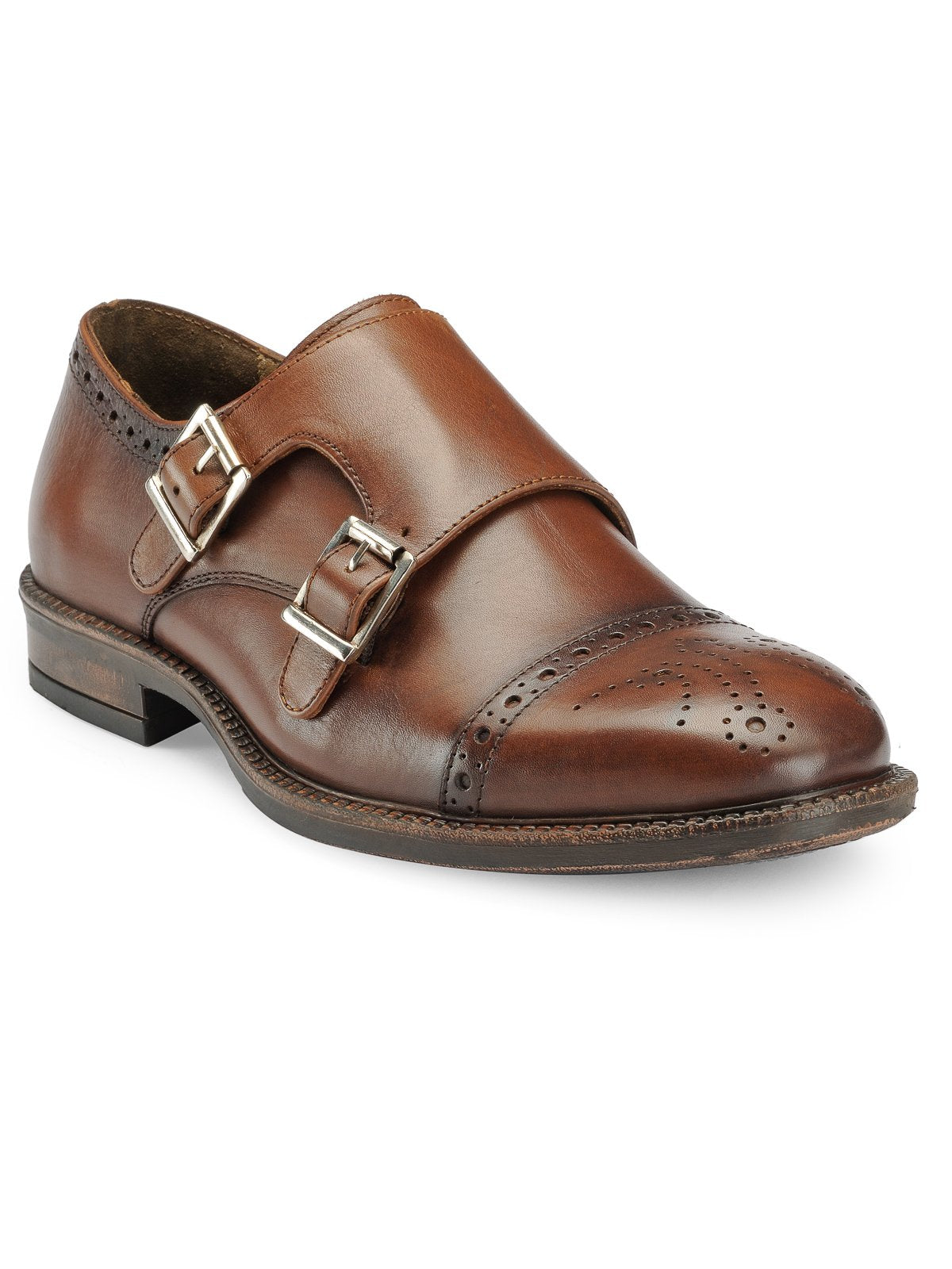 TEAKWOOD LEATHERS Mens Leather Shoes for Any Occasion | SH_MJ_57_Wood_45 Brown 11
