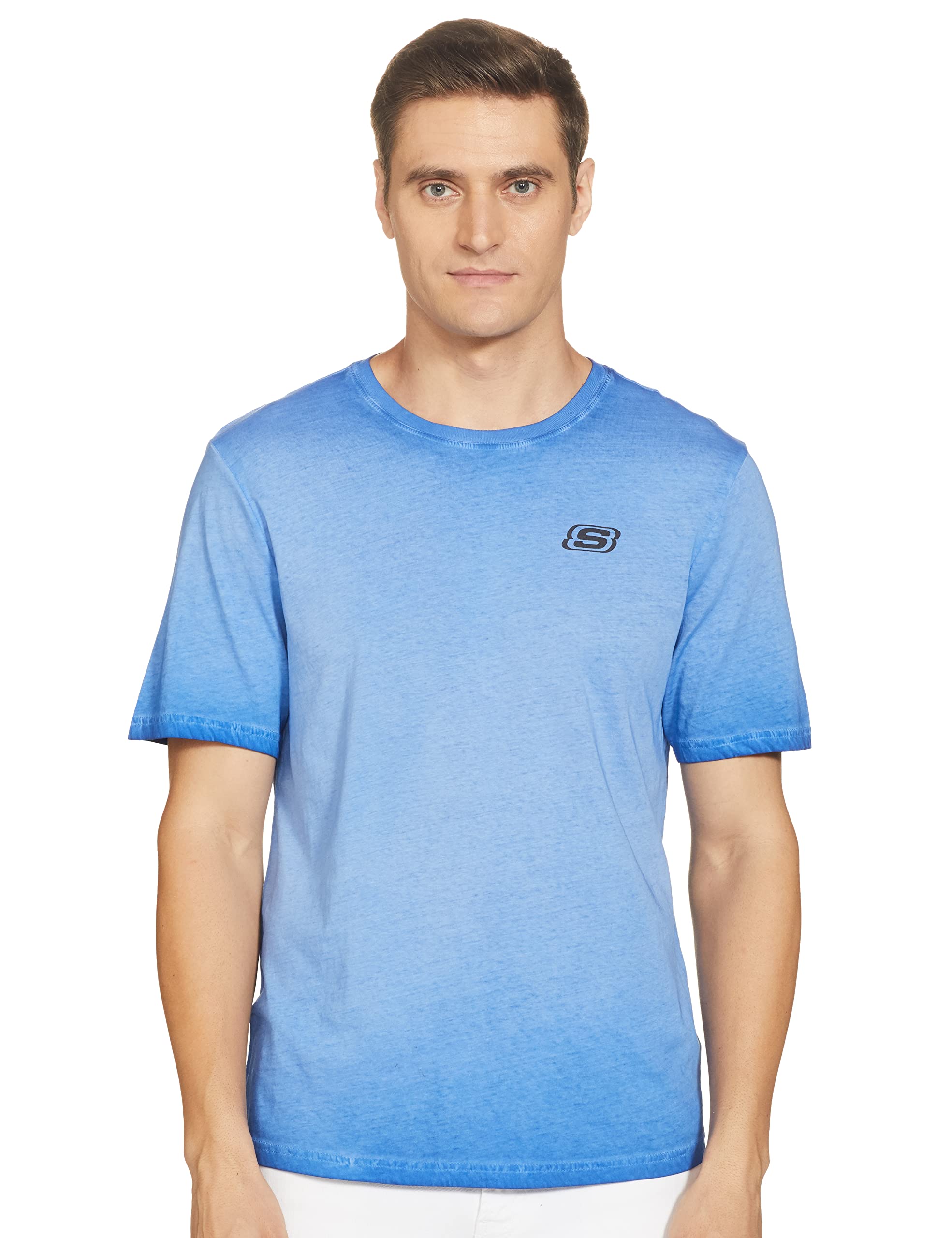 Skechers Men Diamond Wash Breakers Crew T-Shirt