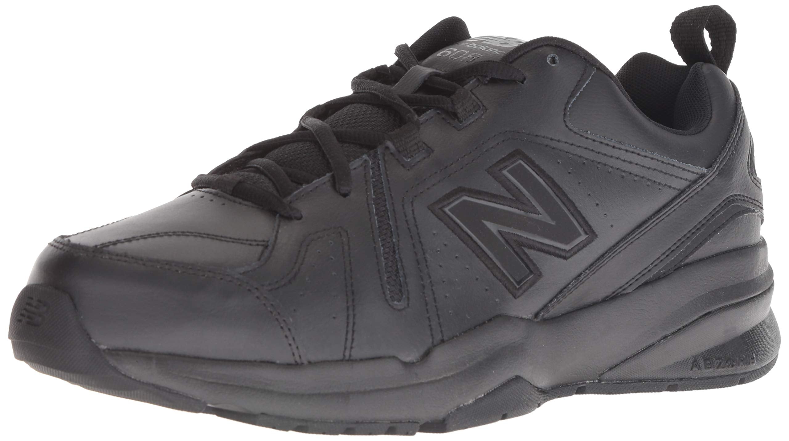 New Balance Men's 608 V5 Casual Comfort Cross Trainer, Black/Black, 13