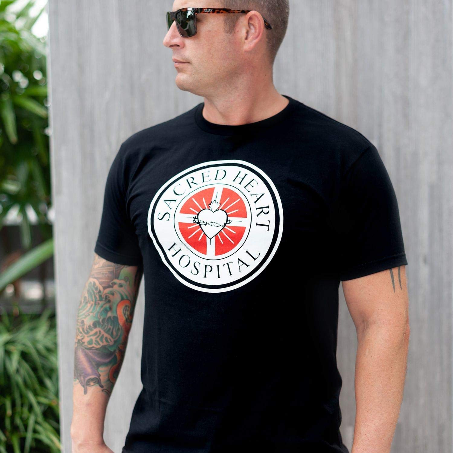 Scrubs Sacred Heart Hospital Men's Black T-Shirt - Large