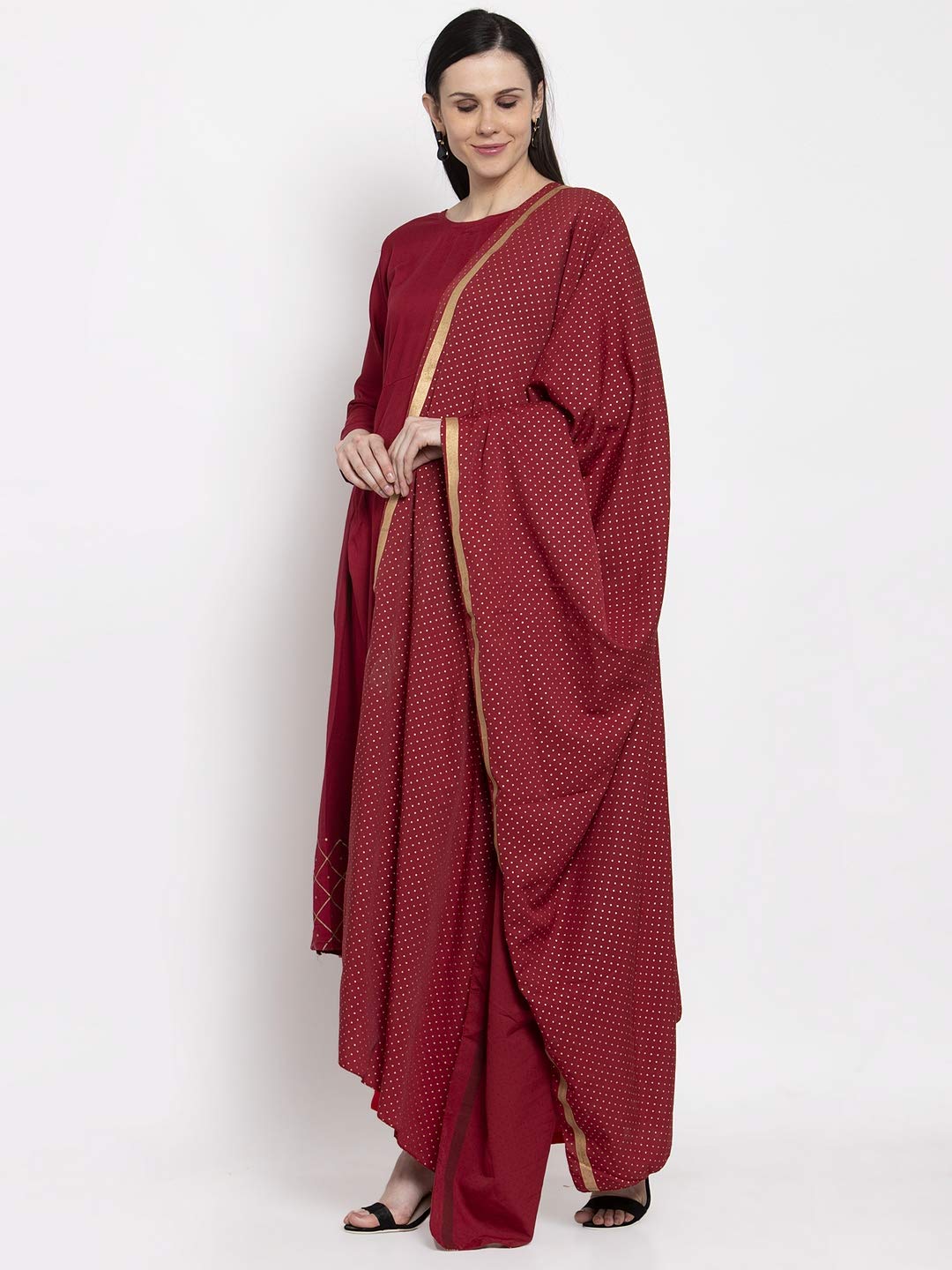 Anni Designer Rayon Women'S Kurta With Pant And Dupatta