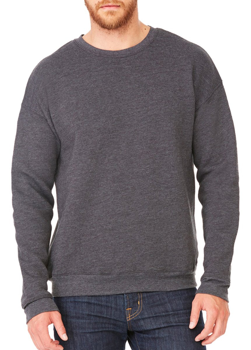 Unisex Drop Shoulder Fleece - WHITE - XS(D0102H7W9c6)