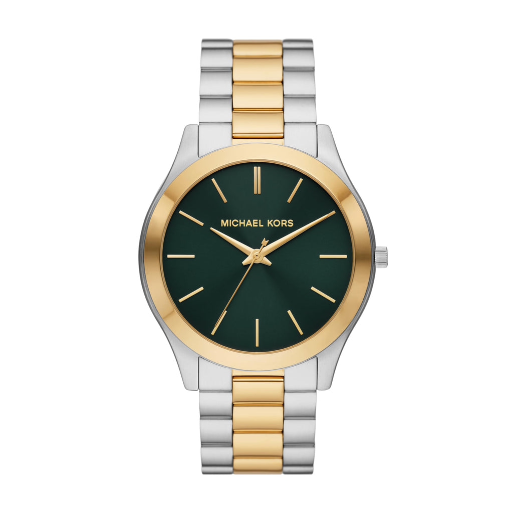 Michael Kors Slim Runway Three-Hand Two-Tone Stainless Steel Men's Watch (Model: MK9149)