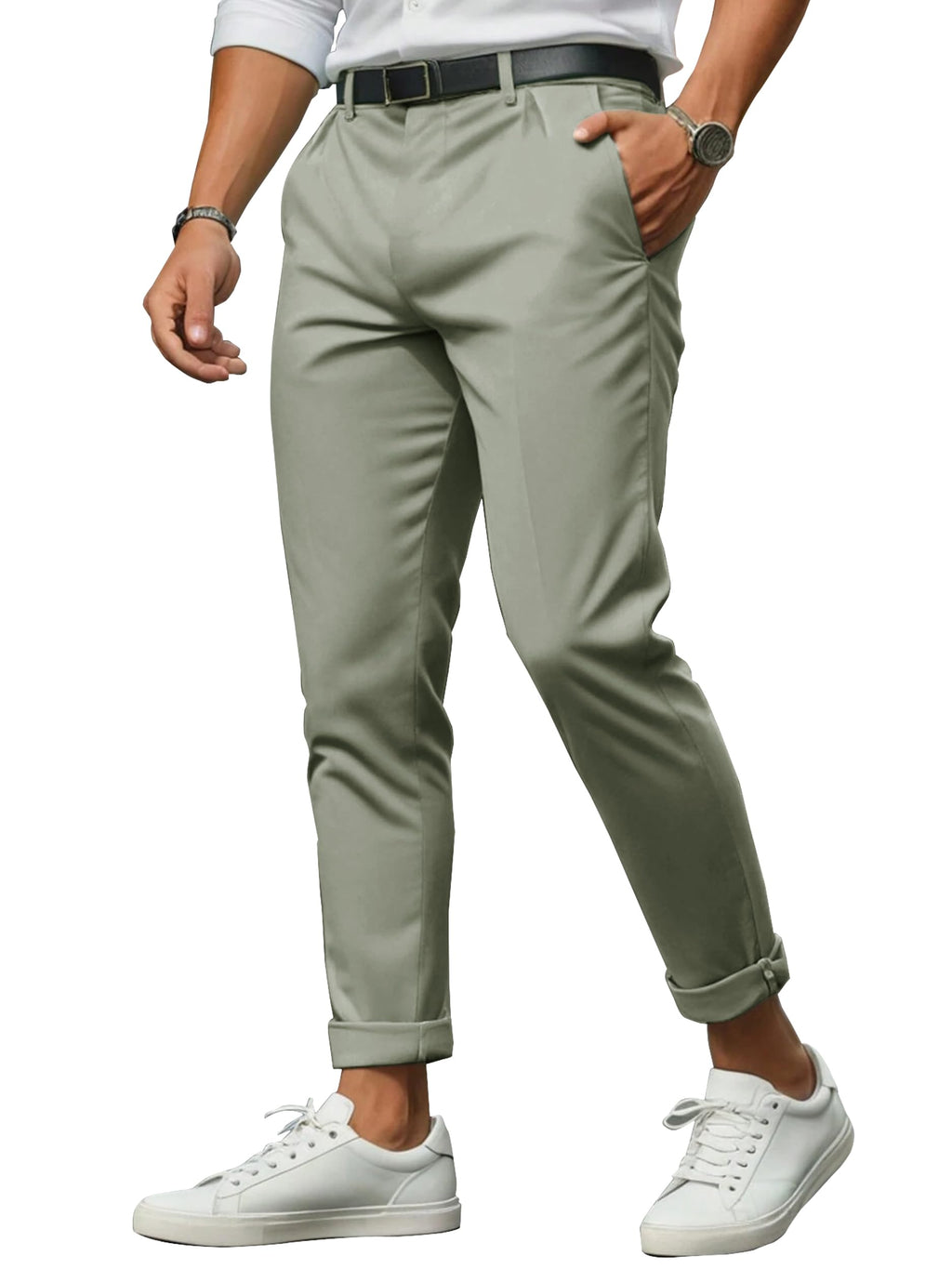 Noble Monk Formal Pants For Men | Stylish Regular Fit MenS Wear Trousers For Office Or Party | Solid Formal Regular Fit Trouser