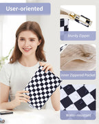 Narwey Small Makeup Bag for Purse Travel Makeup Pouch Cosmetic Bag Zipper Pouch Bags for Women