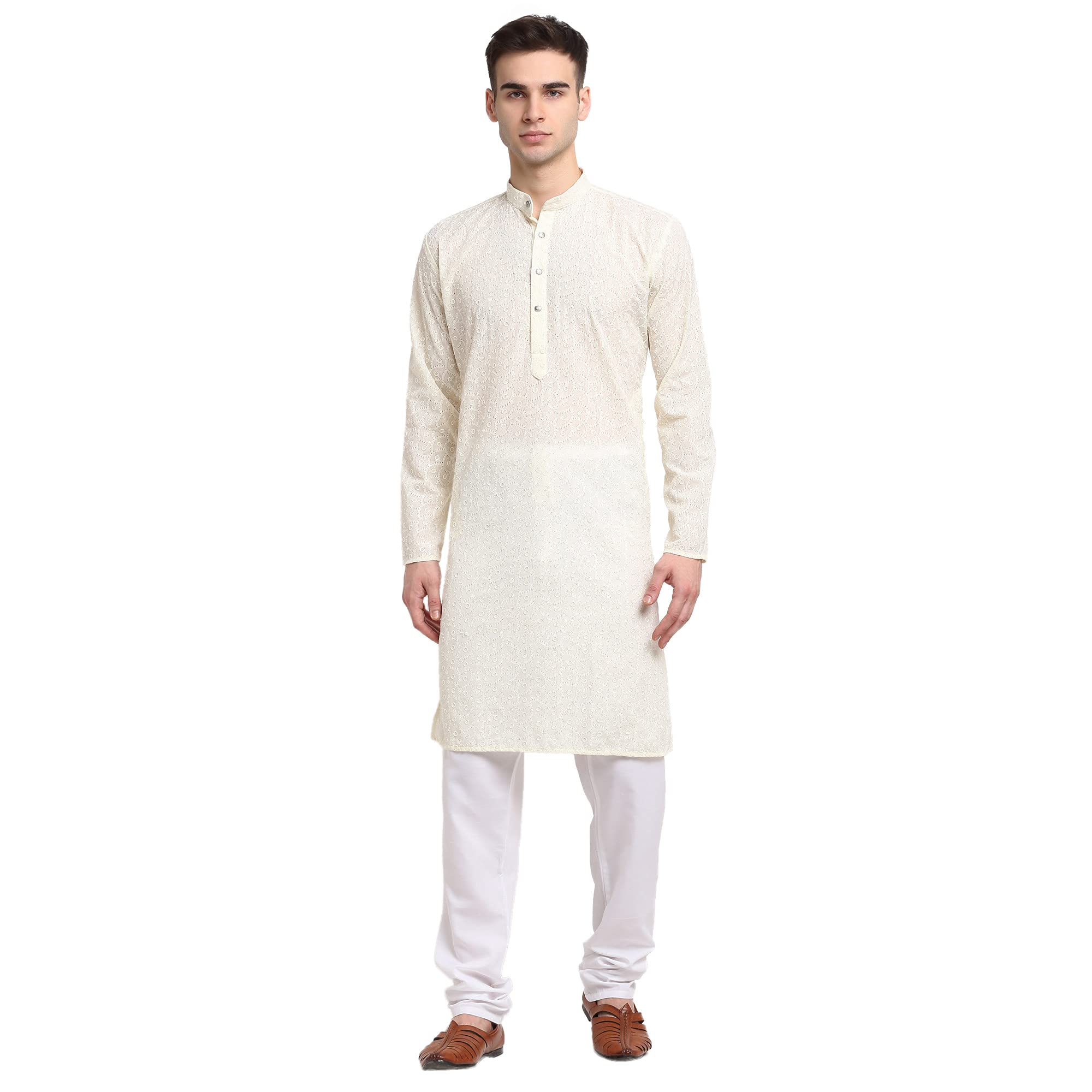 Jompers Mens & Self Design Kurta Pyjama Set