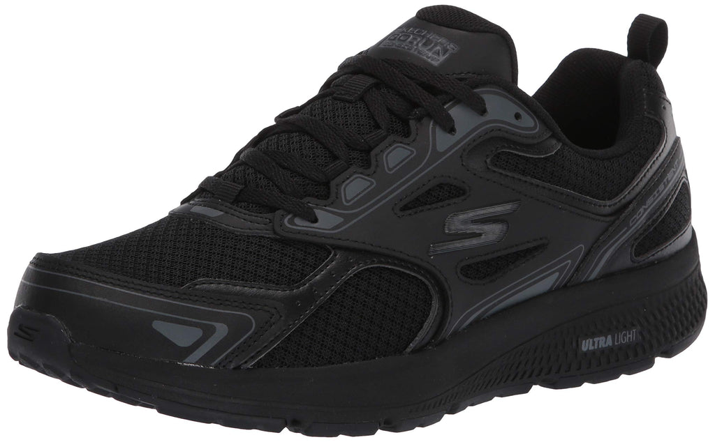 Skechers womens Consistent Sneaker, Black, 8 US