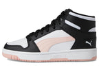 PUMA Rebound Layup Mid Sneaker, Black-Rose Dust, 6.5 US Unisex Big Kid
