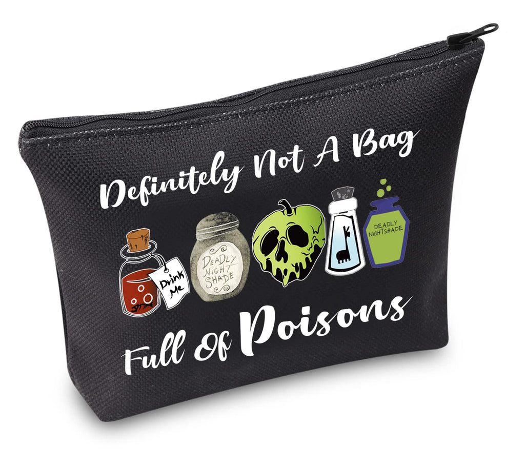 TSOTMO Evil Gift Queen Witchy Gift Poison Zipper Makeup Pouch Witch Poison Gift Poison Villains Inspired Gift Halloween