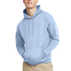 Unisex Ecosmart 5050 Pullover Hooded Sweatshirt - WHITE - S(D0102H7K308)
