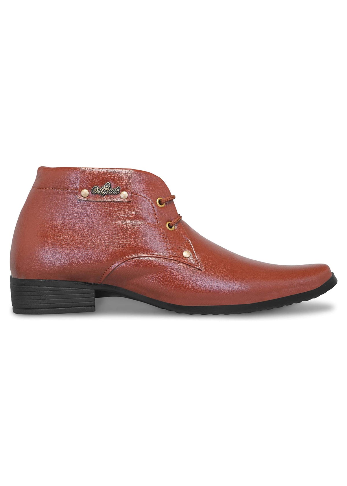 AADI Mens Tan Synthetic Leather Derby Party Formal Shoes  MRJ295_08 8