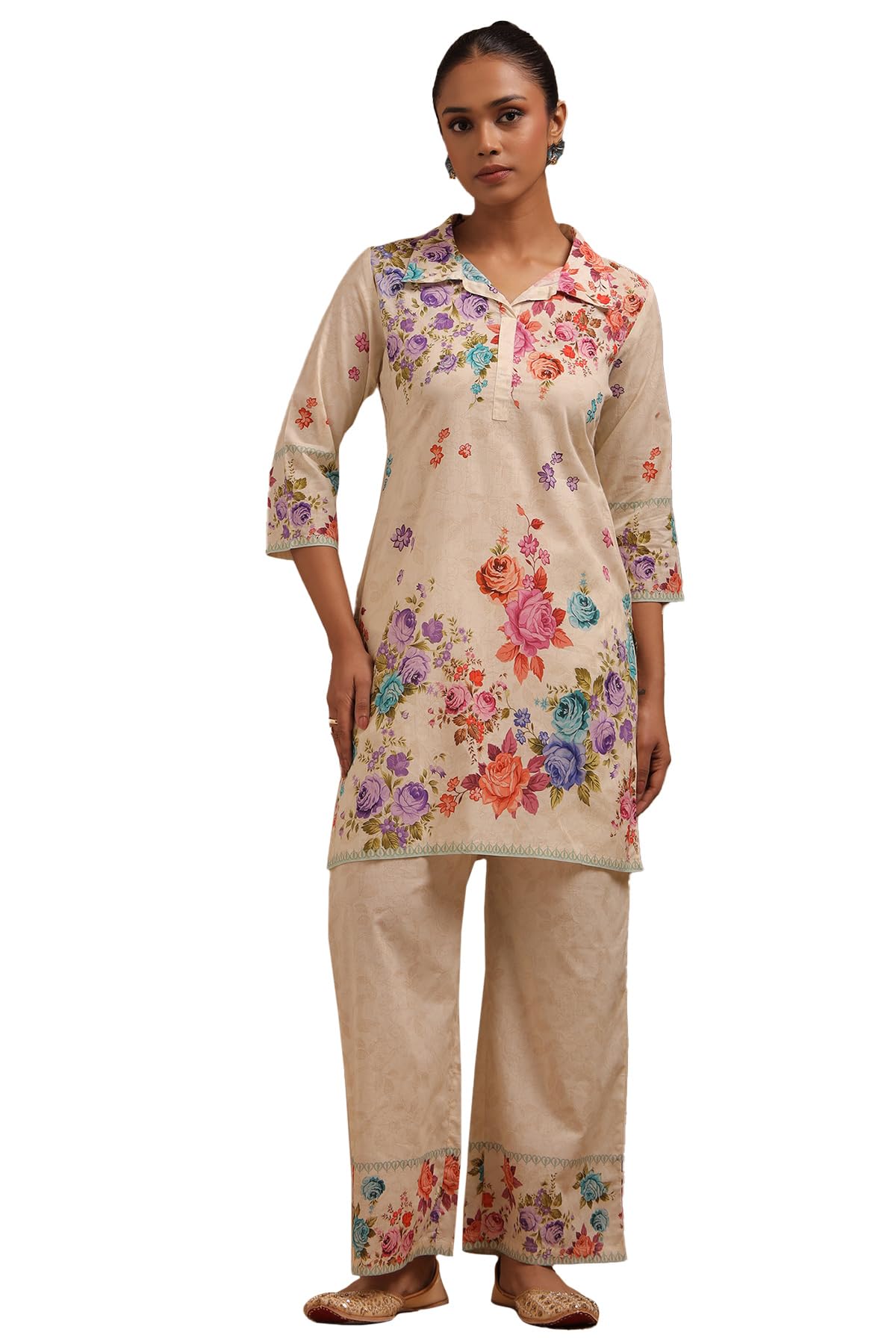 Soch Women Pure Cotton Floral Print Dress
