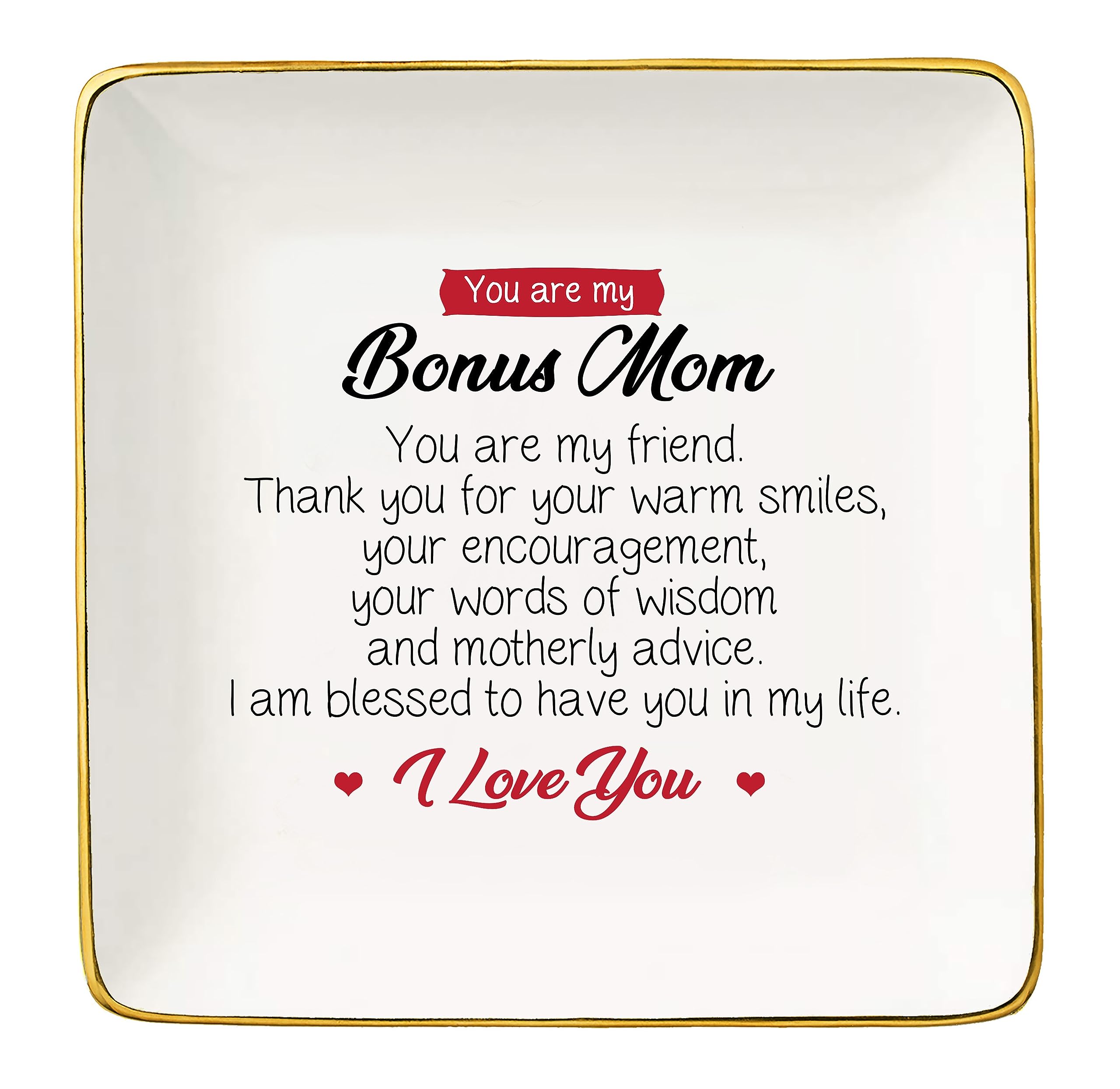 Mother's Day Gift for Bonus Mom,Mother-in-Law Gift,Step Mother Gift-Birthday Gift-Christmas Gift-Unbiological Mom Gift-I Am Bles